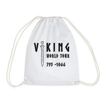 Viking World tour - Drawstring Bag - white - Front