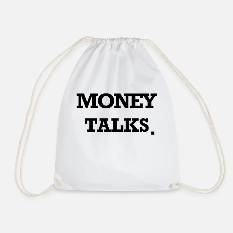 money talks - Turnbeutel - Weiß