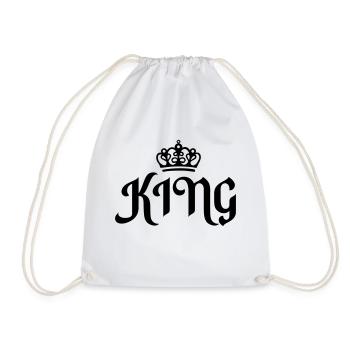 king - Turnbeutel - Weiß - Vorne