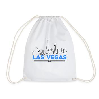 Las Vegas Silhouette - Sac de sport léger - blanc - Devant