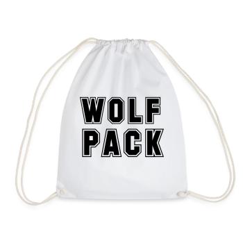 Meute de loups - Sac de sport léger - blanc - Devant