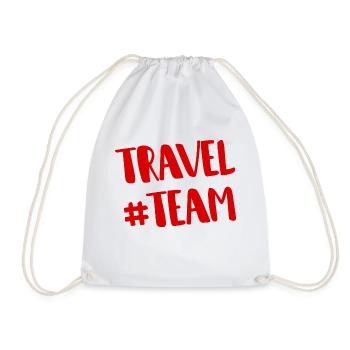 Travel Team - Turnbeutel - Weiß - Vorne