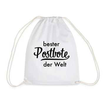 Bester Postbote - Turnbeutel - Weiß - Vorne