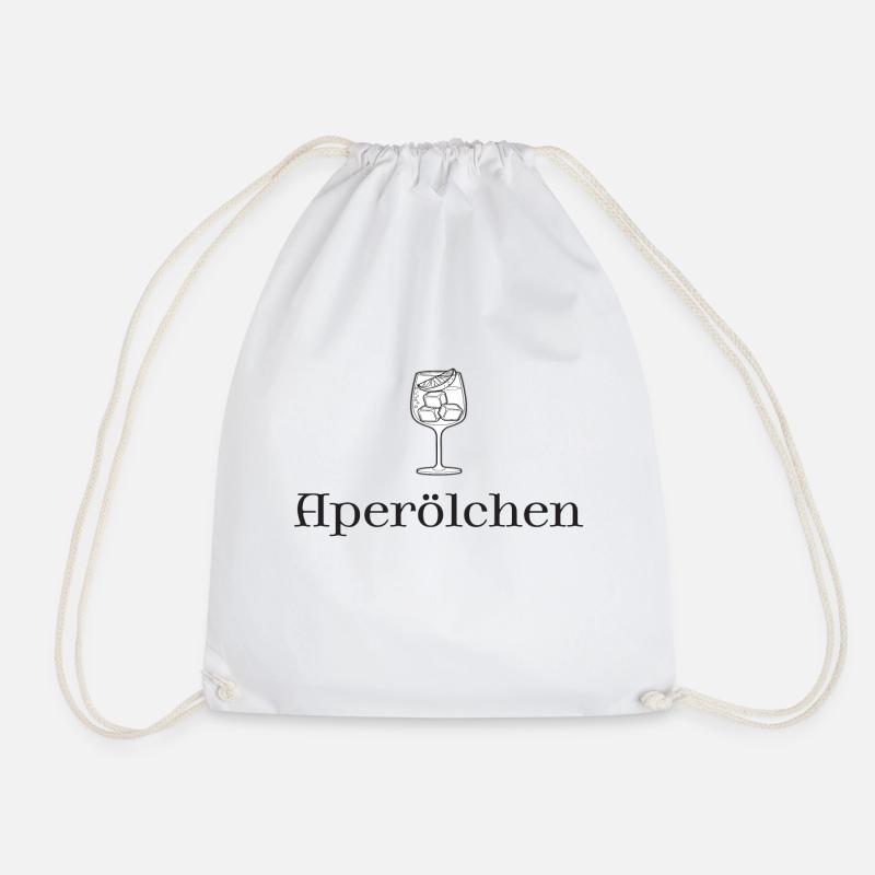 Aperölchen - Drawstring Bag - white