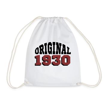 Original 1930 - Turnbeutel - Weiß - Vorne