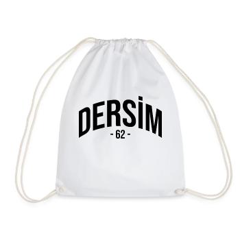 Dersim 62 Türkei Turkiye Geschenk Urlaub TR kurden - Turnbeutel - Weiß - Vorne