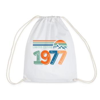 Limitierte Auflage 1977 - Turnbeutel - Weiß - Vorne