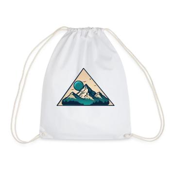Montagnes2 - Sac de sport léger - blanc - Devant