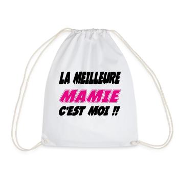 The best granny is me - Drawstring Bag - white - Front