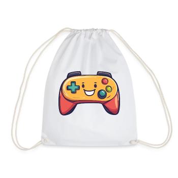Manette amusante pour les joueurs - Sac de sport léger - blanc - Devant