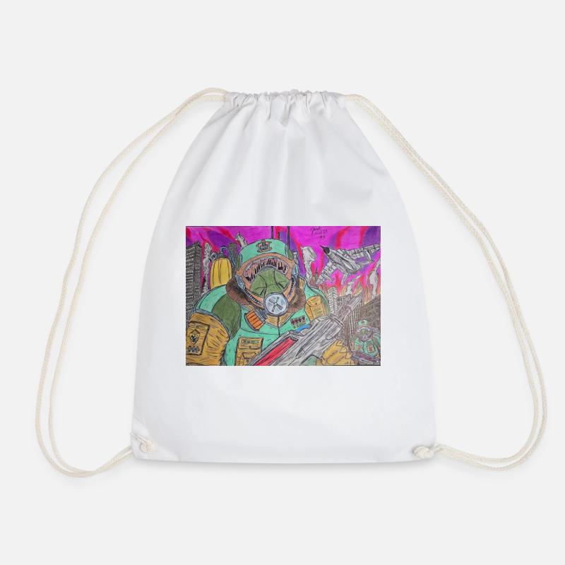 Dead cities chapter 1 - Drawstring Bag - white