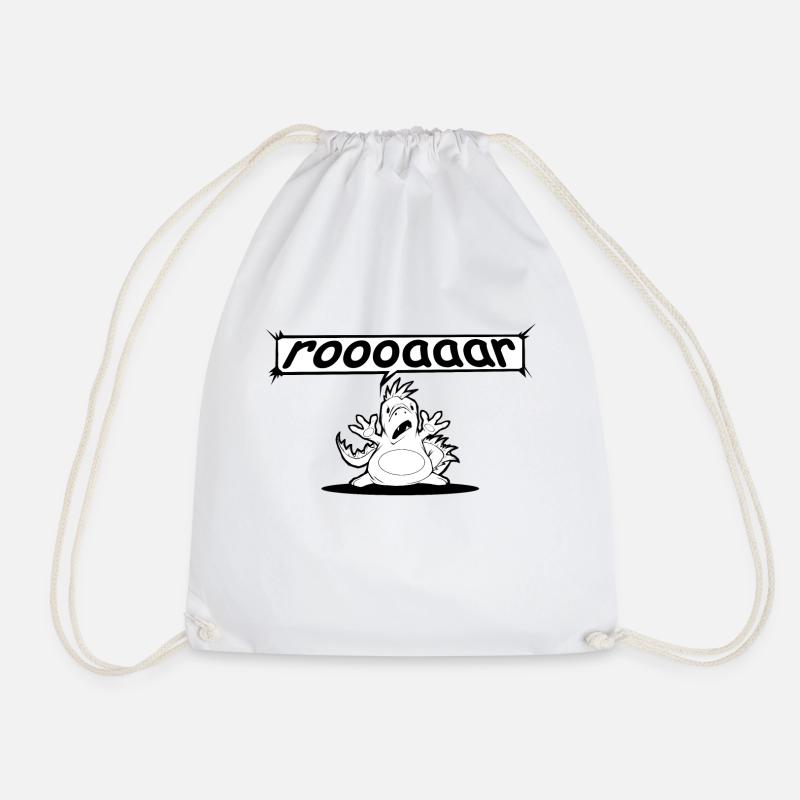 rooooar - Turnbeutel - Weiß
