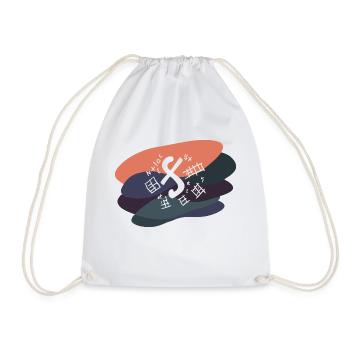 Numbers School Math - Drawstring Bag - white - Front