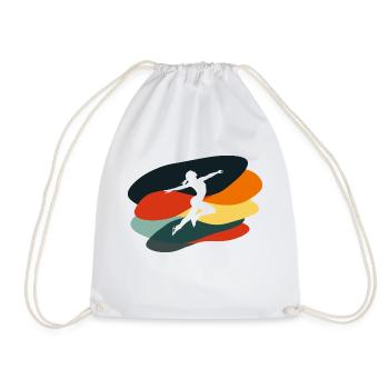 Compétition de chorégraphie de patinage artistique - Sac de sport léger - blanc - Devant