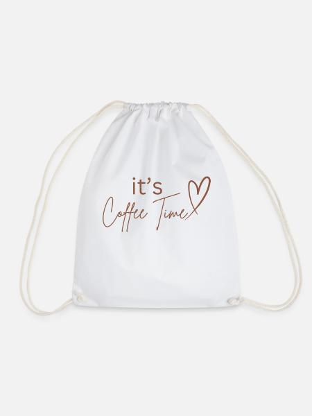 It's Coffee Time - Turnbeutel - Weiß