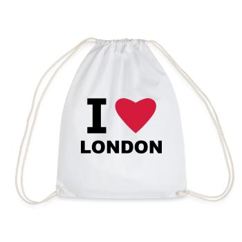 I love London - Turnbeutel - Weiß - Vorne