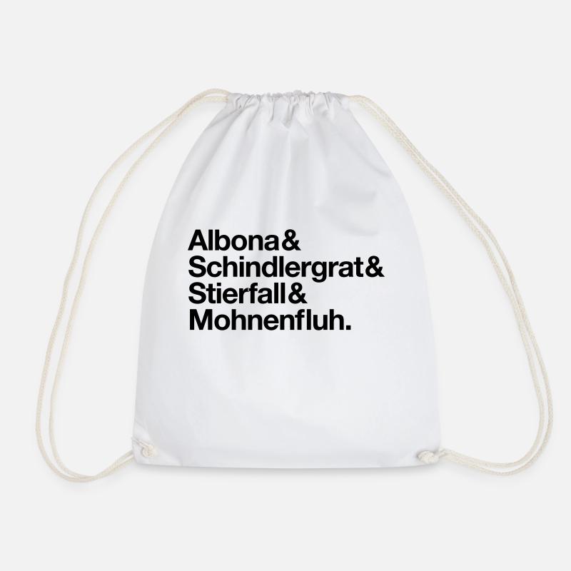 Freeride Arlberg - Drawstring Bag - white