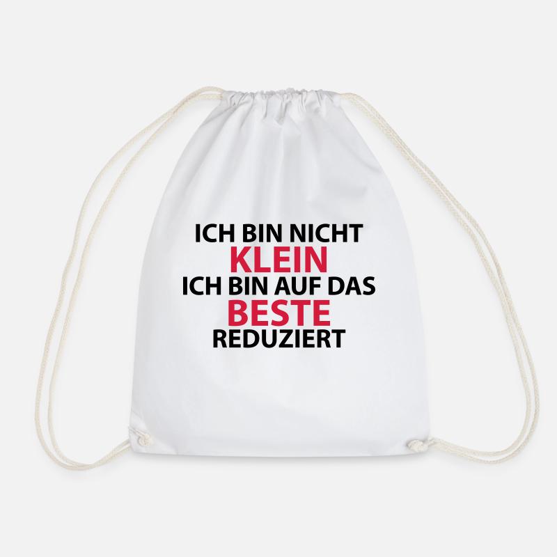Ich bin nicht klein - Turnbeutel - Weiß