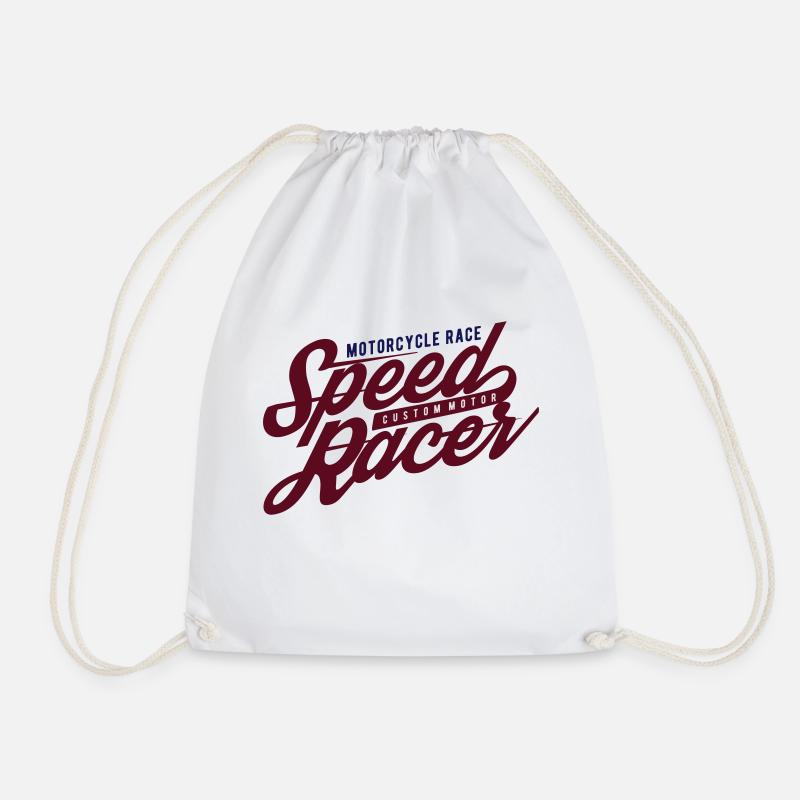 Speed Racer - Turnbeutel - Weiß