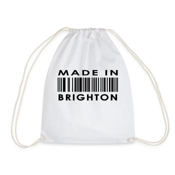 Fait à Brighton - Sac de sport léger - blanc - Devant