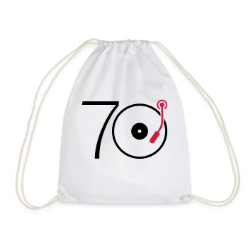 Musique des années 70 - Sac de sport léger - blanc - Devant