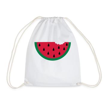 fruit pastèque pastèque - Sac de sport léger - blanc - Devant