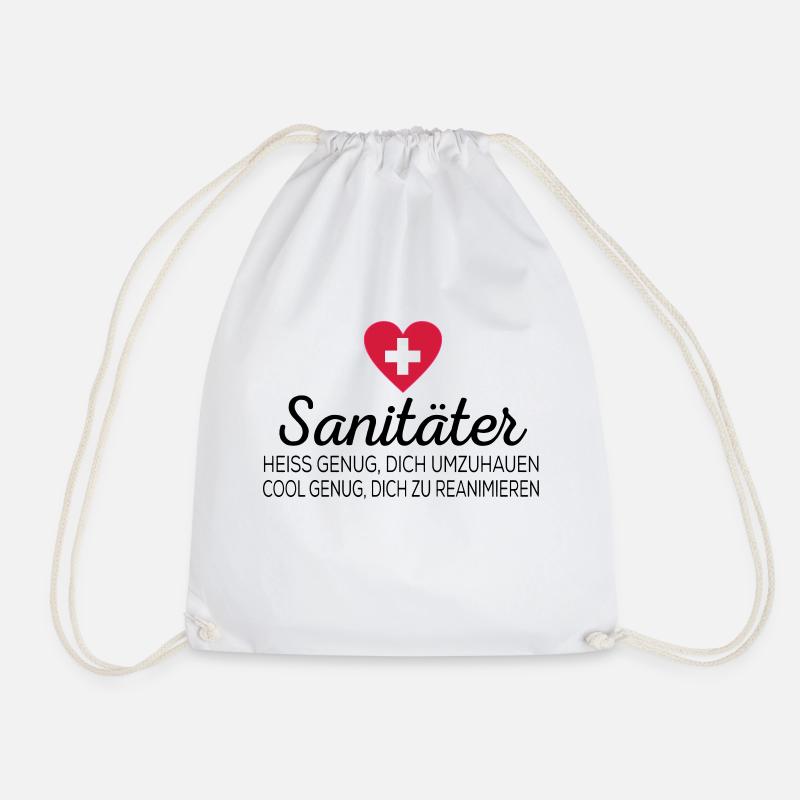 Sanitäter - Turnbeutel - Weiß