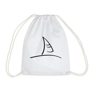 sailing / Segeln (1c) - Drawstring Bag - white - Front