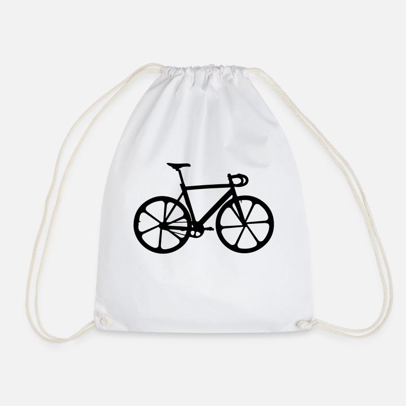 Fahrrad Fixi Singlespeed - Turnbeutel - Weiß