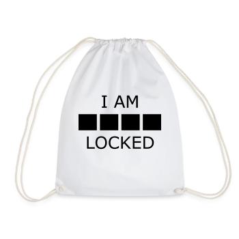 I Am Sher Locked improved - Turnbeutel - Weiß - Vorne