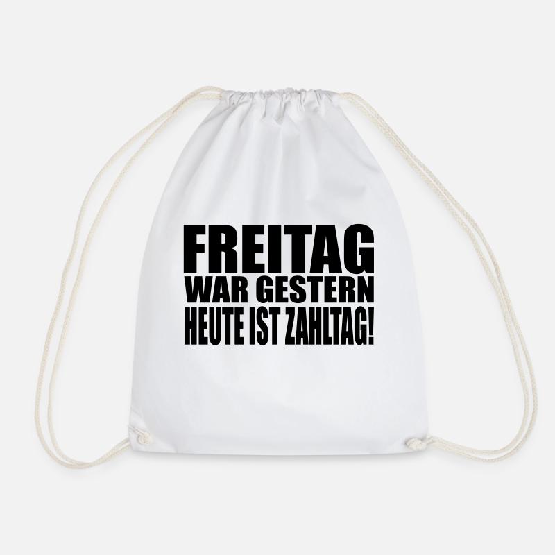 zahltag - Turnbeutel - Weiß