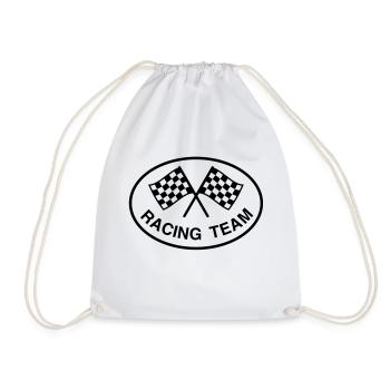 Racing Team, monochrome - Sac de sport léger - blanc - Devant