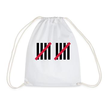 10th Birthday - Drawstring Bag - white - Front