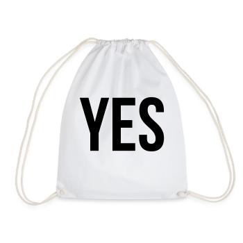 yes - Sac de sport léger - blanc - Devant