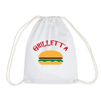 Grilletta DDR Ossi Cadeau Hamburger Ostalgie - Sac de sport léger - blanc - Devant