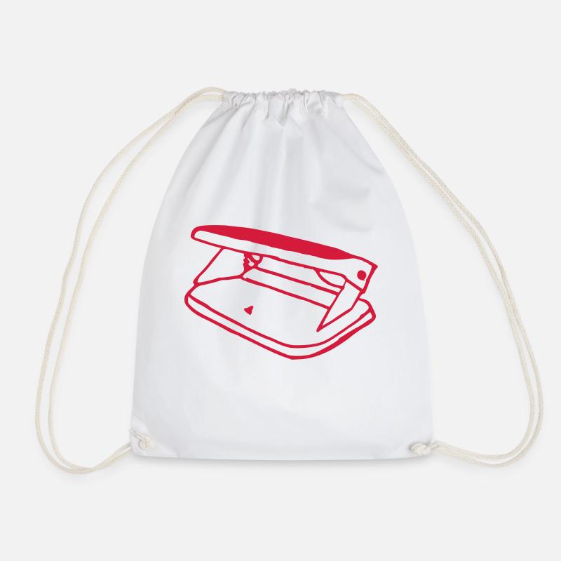 Punch - Drawstring Bag - white