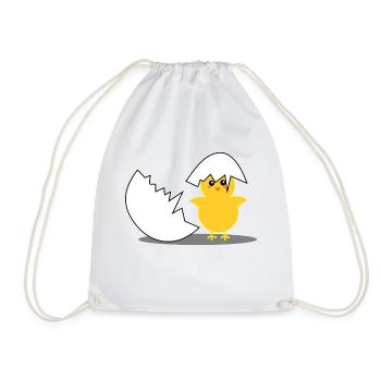 Doux poussin - Sac de sport léger - blanc - Devant