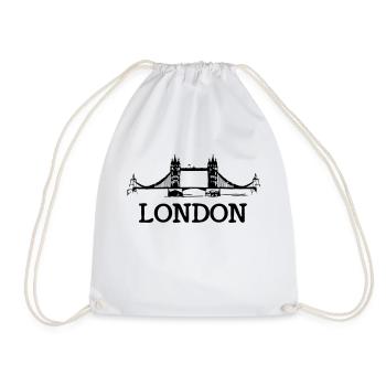 london - Turnbeutel - Weiß - Vorne