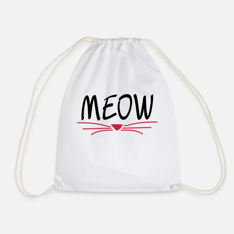 MEOW - Turnbeutel - Weiß