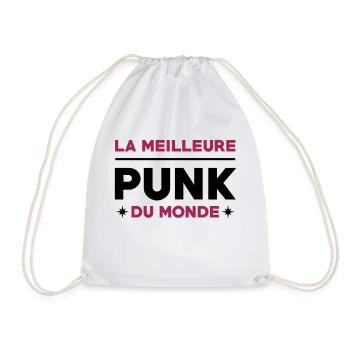 Punk / Rock / Musique / Musicien / Anarchiste - Sac de sport léger - blanc - Devant