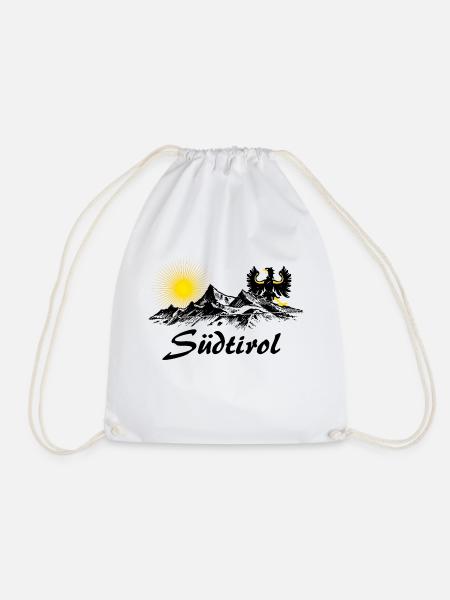 Südtirol Design - Turnbeutel - Weiß