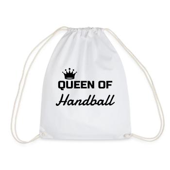 Handball Handballer Handballeur Sport Winner - Drawstring Bag - white - Front