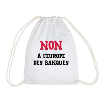 Syndicat Politique Banque Gauche Insoumis Peuple - Sac de sport léger - blanc - Devant