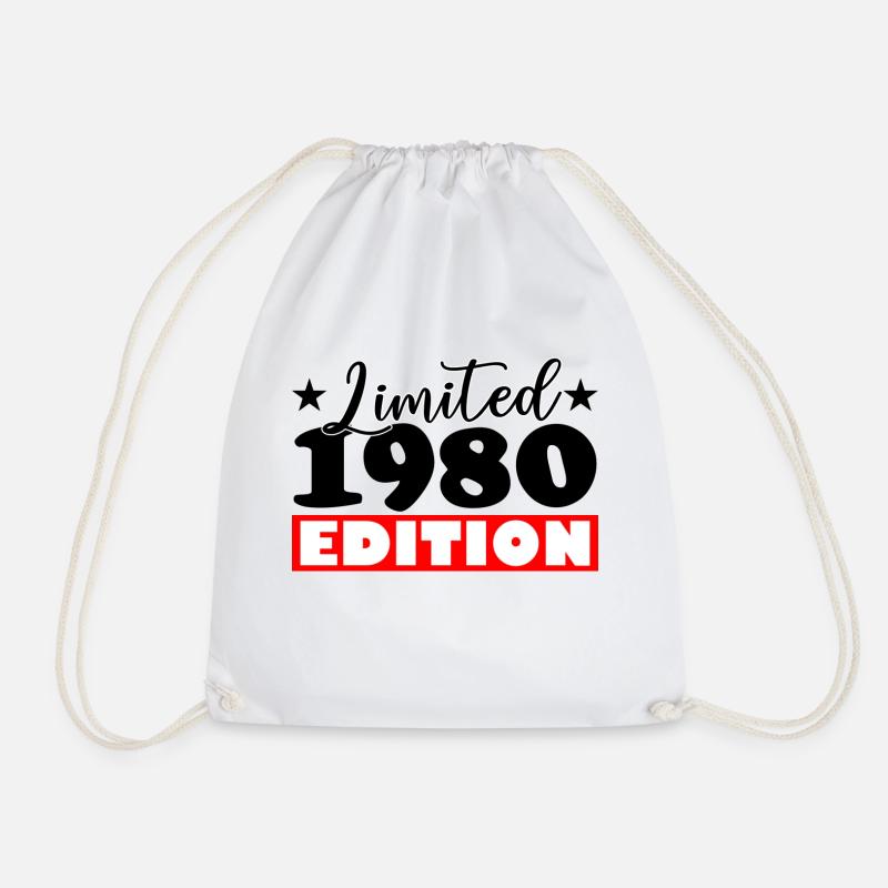1980 - Drawstring Bag - white