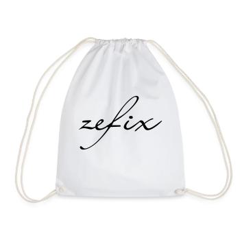 zefix - Turnbeutel - Weiß - Vorne