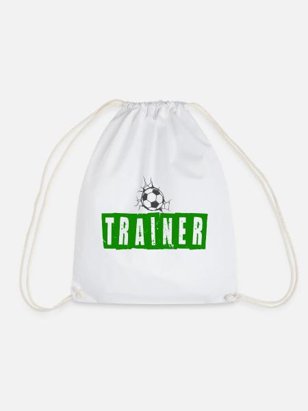 Fußballtrainer - Turnbeutel - Weiß