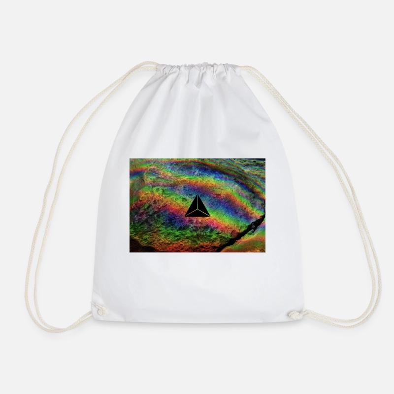 Tetraeder Rainbow Rock - Turnbeutel - Weiß