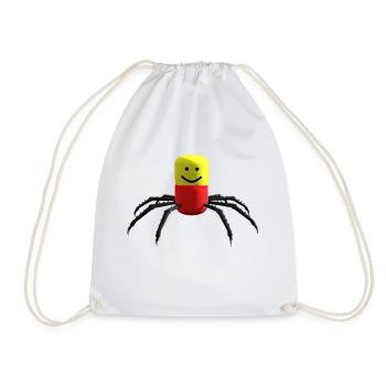 Roblox Spinne - Turnbeutel - Weiß - Vorne