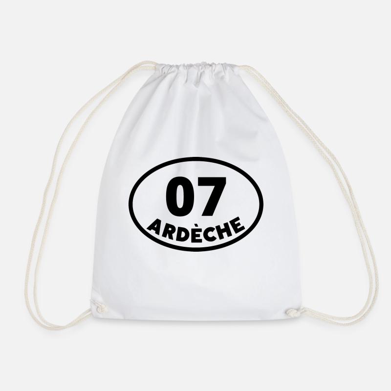 07 ardèche - Sac de sport léger - blanc