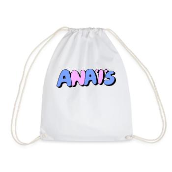 Anais - Drawstring Bag - white - Front